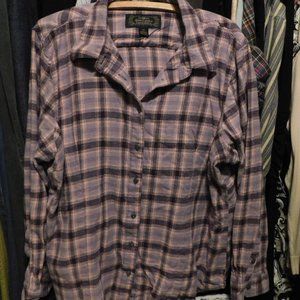 Button up Plaid Flannel Cozy size 3XL